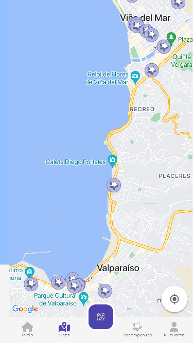 Mapa de locales adheridos